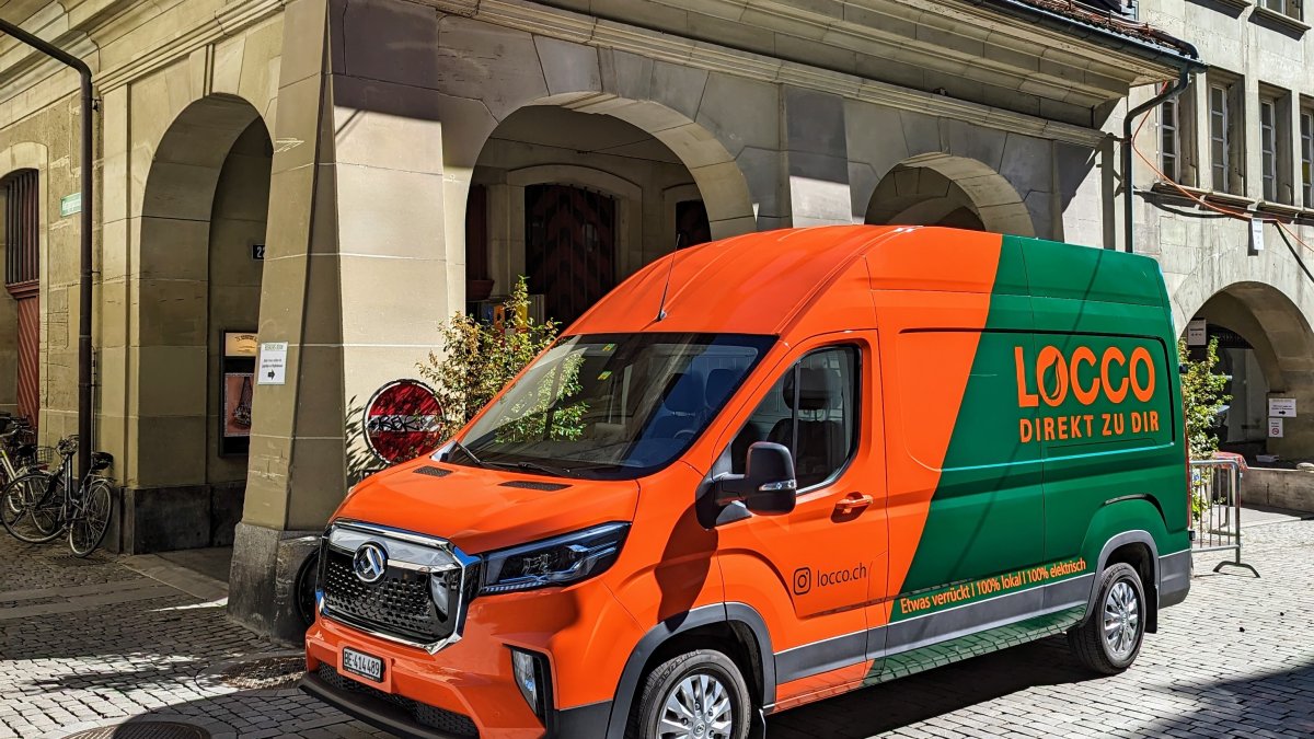 Lieferung lokaler Produkte mit alternativen Verkehrsmitteln