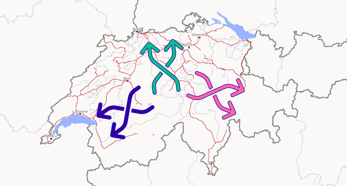 Geografische und tabellarische Auswertung von Transportdaten